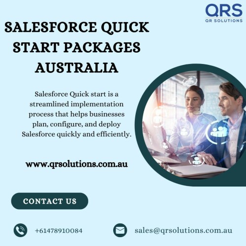 Salesforce quick start packages Australia QR Solutions