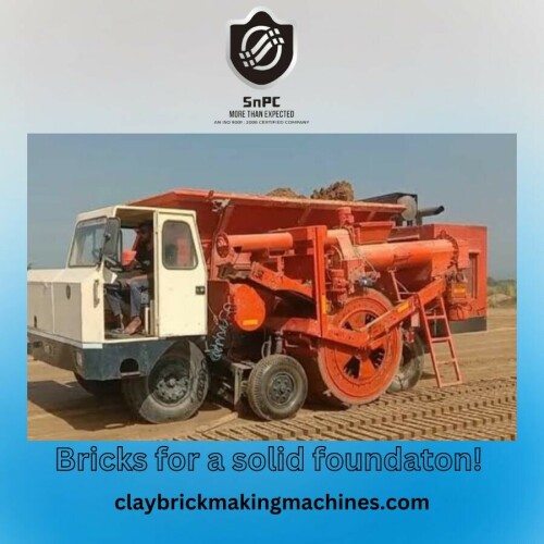 Clay Brick Making Machine: SnPC Machines India Introduced The New Age Technology In The Global Brick Field Like Mobile Brick Making Machine. Worlds 1st Fully Automatic Brick Making Machine Which Can Lay Down The Bricks While The Vehicle Is On Move. Reference Machines4u An Australian Magazine Is Telling About The Mobile Brick Making Machine.

https://claybrickmakingmachines.com/

#snpcmachine #brickmakingmachine #snpcclaybrickmakingmachine #fastestbrickmachine #brickmachineIndia #Snpc #claybrickmakingmachineIndia #TeamSnpc #bricks #justbricks