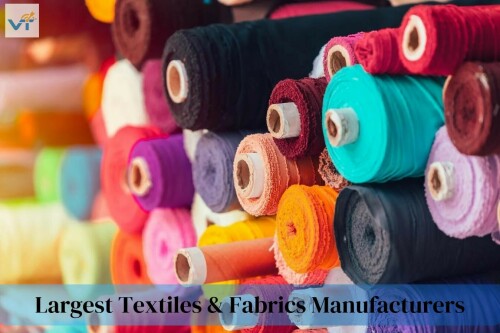 Discover the largest textiles and fabrics manufacturers, distributors in India. Explore our wide range of high-quality products and great services. Visit here!

https://visiontradeindia.com/industry/textiles-fabrics