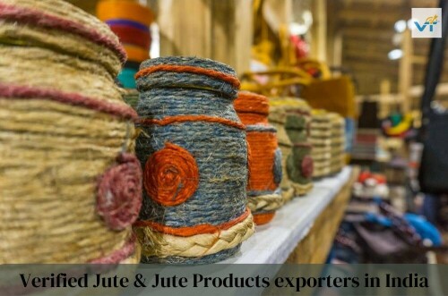 Looking for verified jute and jute products exporters, suppliers in India? Your search ends here! Discover premium products at unbeatable wholesale prices right at your fingertips.

https://visiontradeindia.com/industry/jute-jute-products
