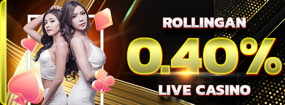 K9WIN BONUS ROLLINGAN 0.40% LIVE CASINO